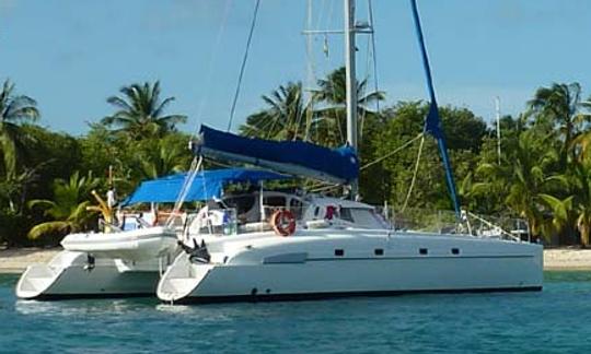 Alquiler de catamarán de crucero Bahia de 46 pies en Fakarava, Polinesia Francesa