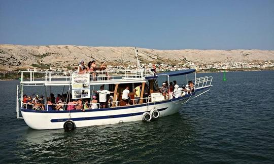 Charter a Passenger Boat in Pag, Croatia