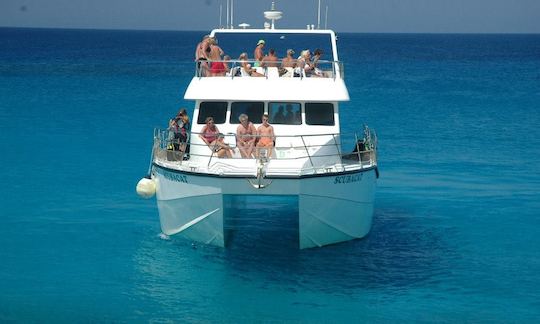 Charter 60' Scubacat Power Catamaran in Ayia Napa, Cyprus