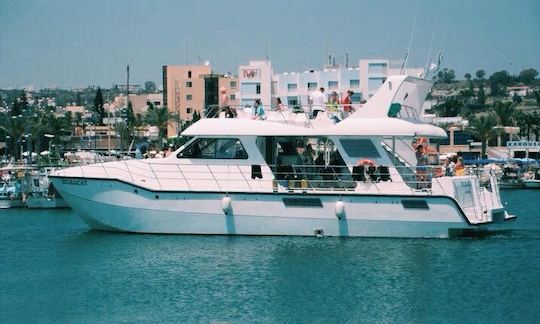 Charter 60' Scubacat Power Catamaran in Ayia Napa, Cyprus