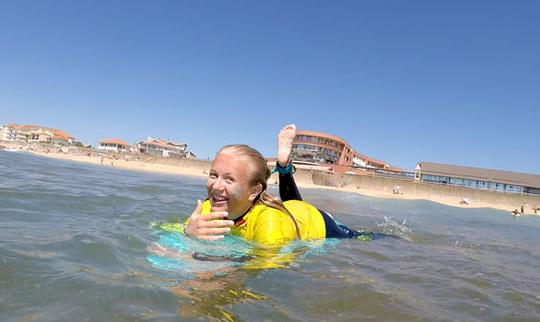 Aulas de bodyboard em Capbreton, França