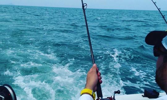 EXCURSION DE PÊCHE sur un bateau Shamrock de 26 pieds à Playa Blanca, Cocle, Panama