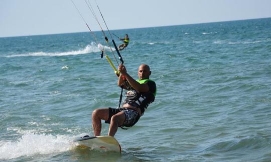 Enjoy Kiteboarding In Torre Mileto, Italy