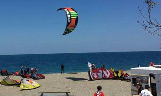 Enjoy Kiteboarding In Torre Mileto, Italy