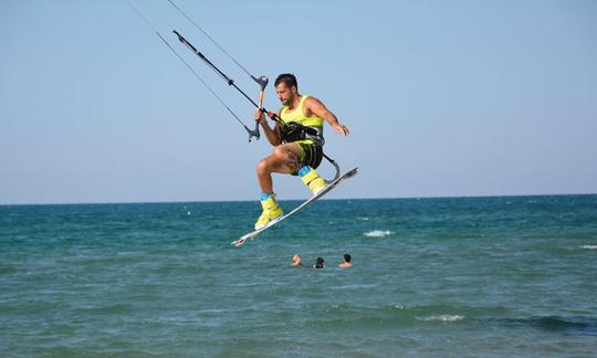 Enjoy Kiteboarding In Torre Mileto, Italy