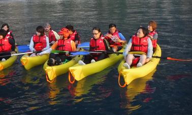 Excursiones incomparables en kayak en la ciudad de Hualien, Taiwán