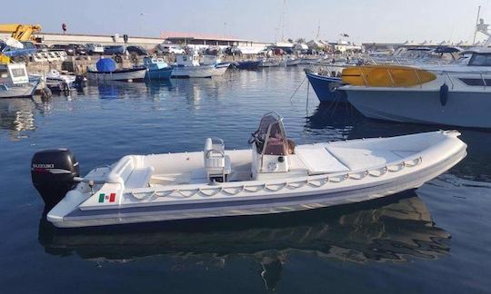 Charter a Rigid Inflatable Boat in Salerno, Italy