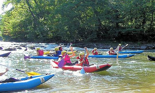 Aproveite o Mini Rafting em Puichéric, França