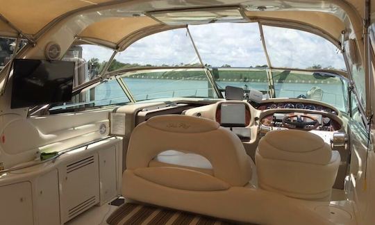 42' Rinker Fiesta Vee 410 Yacht Charter in Miami. Captain Included