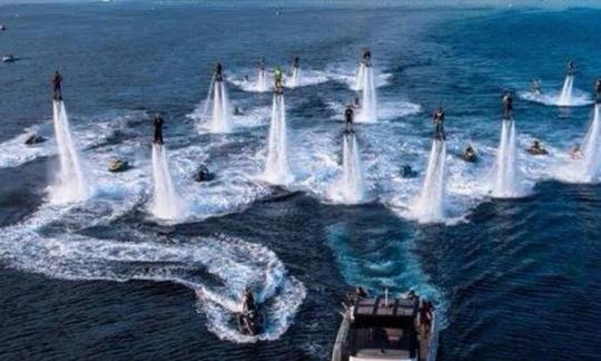 Flyboard en Cavalaire-sur-Mer, Francia