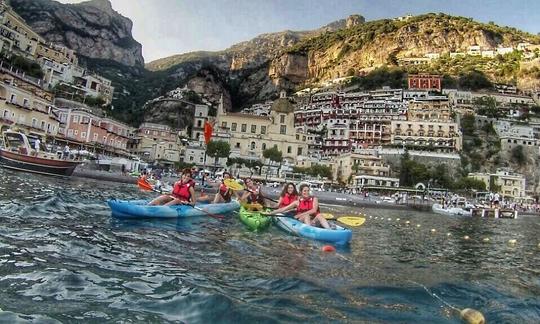 Passeio de caiaque de 3 horas em Positano