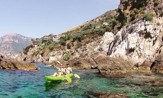 Passeio de caiaque de 3 horas em Positano