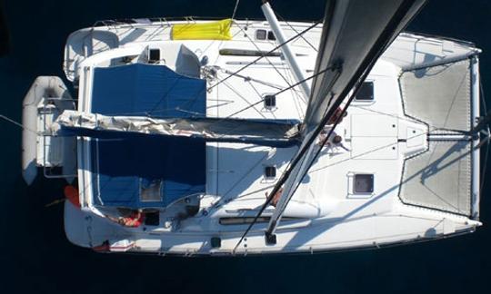 Charter 41' Leopard 42 Cruising Catamaran in Santa Maria di Lota, France