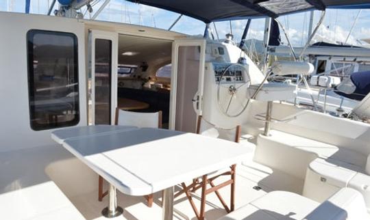 Charter 41' Leopard 42 Cruising Catamaran in Santa Maria di Lota, France