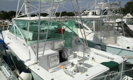 Cabo 44ft boat at Cozumel Puerto Aventuras