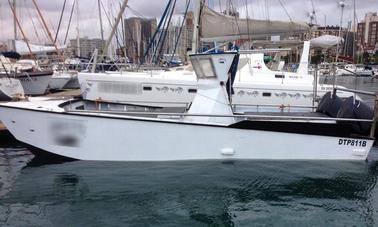 All aboard! Fishing in Durban, South Africa on Center Console