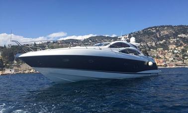 Alugue o iate a motor Sunseeker predator 62 em Beaulieu-sur-Mer, Mônaco