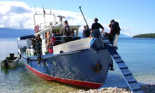 Alquiler de arrastreros «Nikola» en el lago Baikal, Rusia