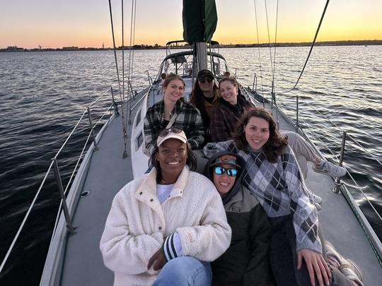 San Diego Sunset & Sunshine Sailing Tour on our Catalina 36 MK1 Sailboat