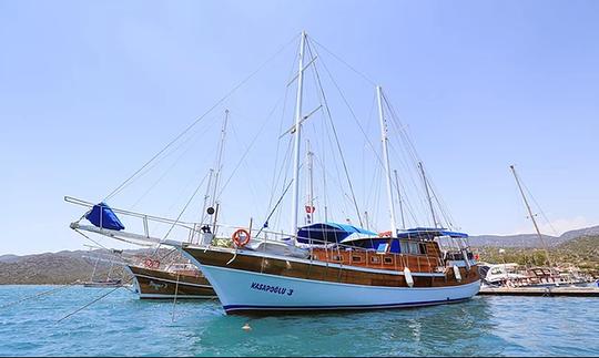 Charter 69' Kasapoglu 3 Gulet en Antalya, Turquía