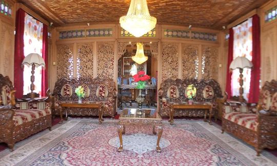 Sleep in a Houseboat at Dal Lake in Jammu and Kashmir