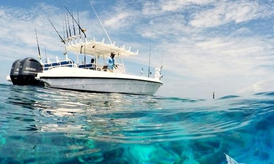 8 hour boat trip with fishing for up to 4 passengers in Addu City, Maldives