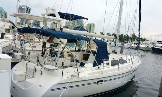 Sailing Charter On 39' Catalina Sailboat In Fort Lauderdale, Florida