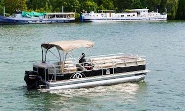 Captained Charter on 24' Pontoon in Paris, France