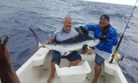 Profitez de la pêche à Playa del Carmen, au Mexique, sur la console centrale