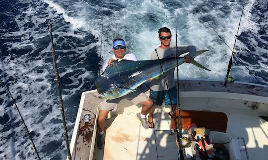 Enjoy Fishing in Rivas, Costa Rica on 41' Viking Sport Fisherman