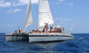 Navega en catamarán «Marlin del Rey» de 66 pies en Playa Tamarindo