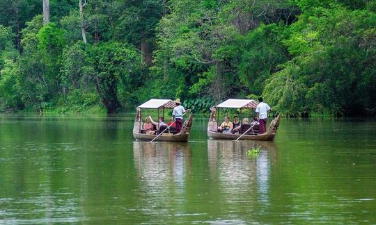 Alugue um barco-dragão em Siem Reap, Camboja