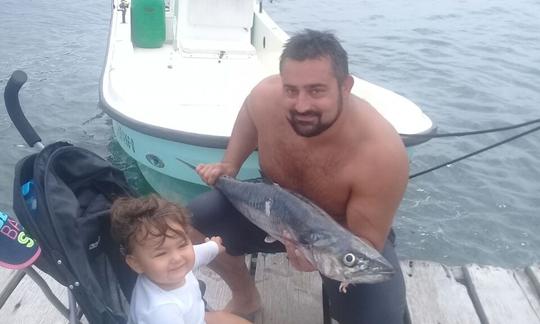 Bateau de pêche de 21 pieds à Cartagena Flats