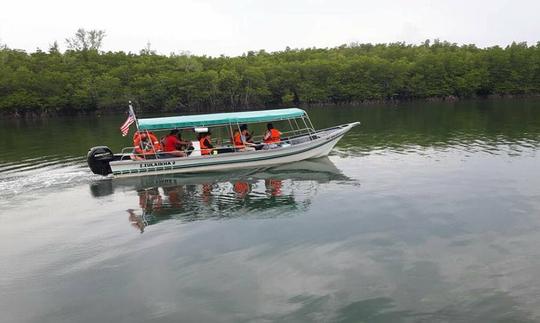 Alugue um barco fluvial em Kuala Terengganu, Malásia