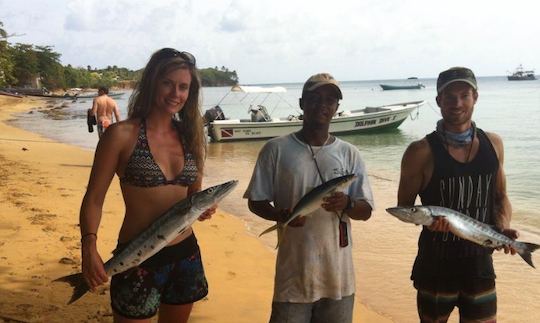 Enjoy Fishing in Corn Island, Nicaragua on Jon Boat