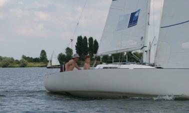 Enjoy Sailing on Belgian Limburg on J-22 Sailboat