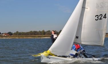 Hire a 14' Laser Vago Daysailer in Kinrooi, Belgium