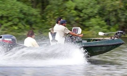 Enjoy Fishing in Colombo, Sri Lanka on Jon Boat