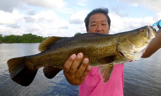 Enjoy Fishing in Colombo, Sri Lanka on Jon Boat