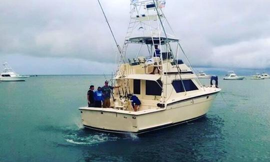 Desfrute da pesca em La Romana, Cap Cana ou Santo Domingo, na República Dominicana, no Hatteras 46 Sport Fisherman