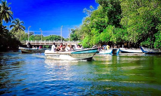 Bateau à moteur à louer à Balapitiya, Sri Lanka