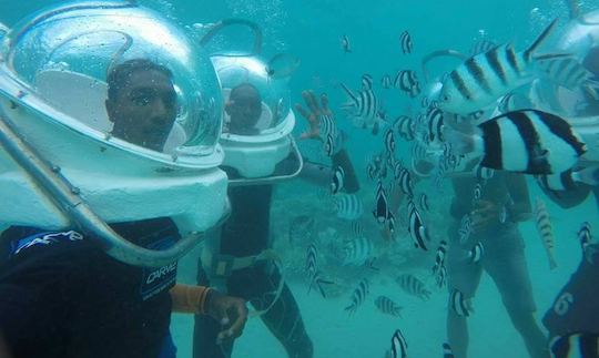 Experiência de caminhada marítima em Quatre Cocos, Maurício