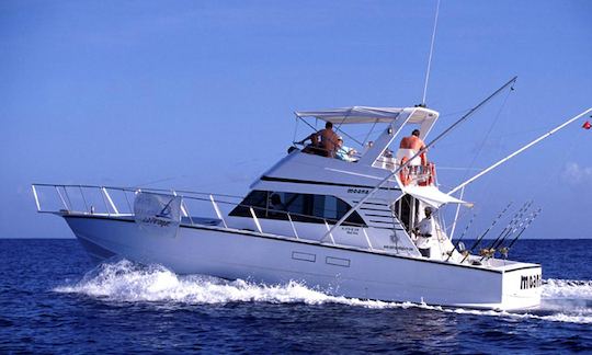 Enjoy Fishing in Flic en Flac, Mauritius on 42' Moana Sport Fisherman