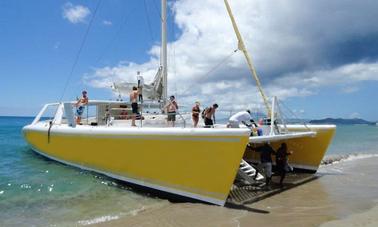 Cruceros en catamarán a vela en San Cristóbal y Nieves