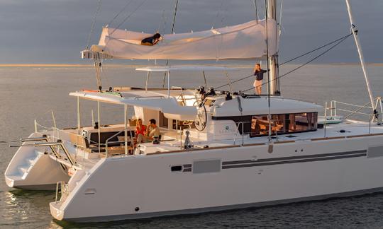 Location de catamaran de croisière sur le lagon de 45 pieds au Cap-Vert