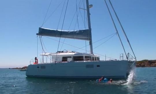 Location de catamaran de croisière sur le lagon de 45 pieds au Cap-Vert