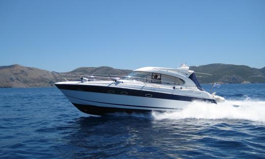 BAVARIA 37HT MOTOR YACHT FOR CHARTER IN SPETSES ISLAND, GREECE.