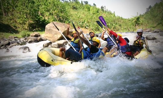 Rafting in Wampu River, North Sumatra