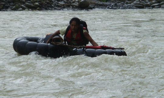 Rafting in Wampu River, North Sumatra