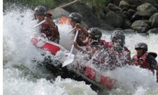 Rafting in Wampu River, North Sumatra